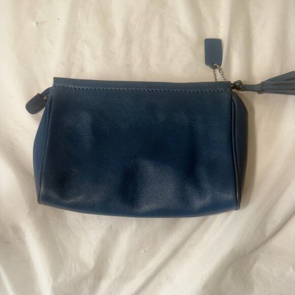 Coach Vintage Navy Blue Clutch - Picture 8 of 13
